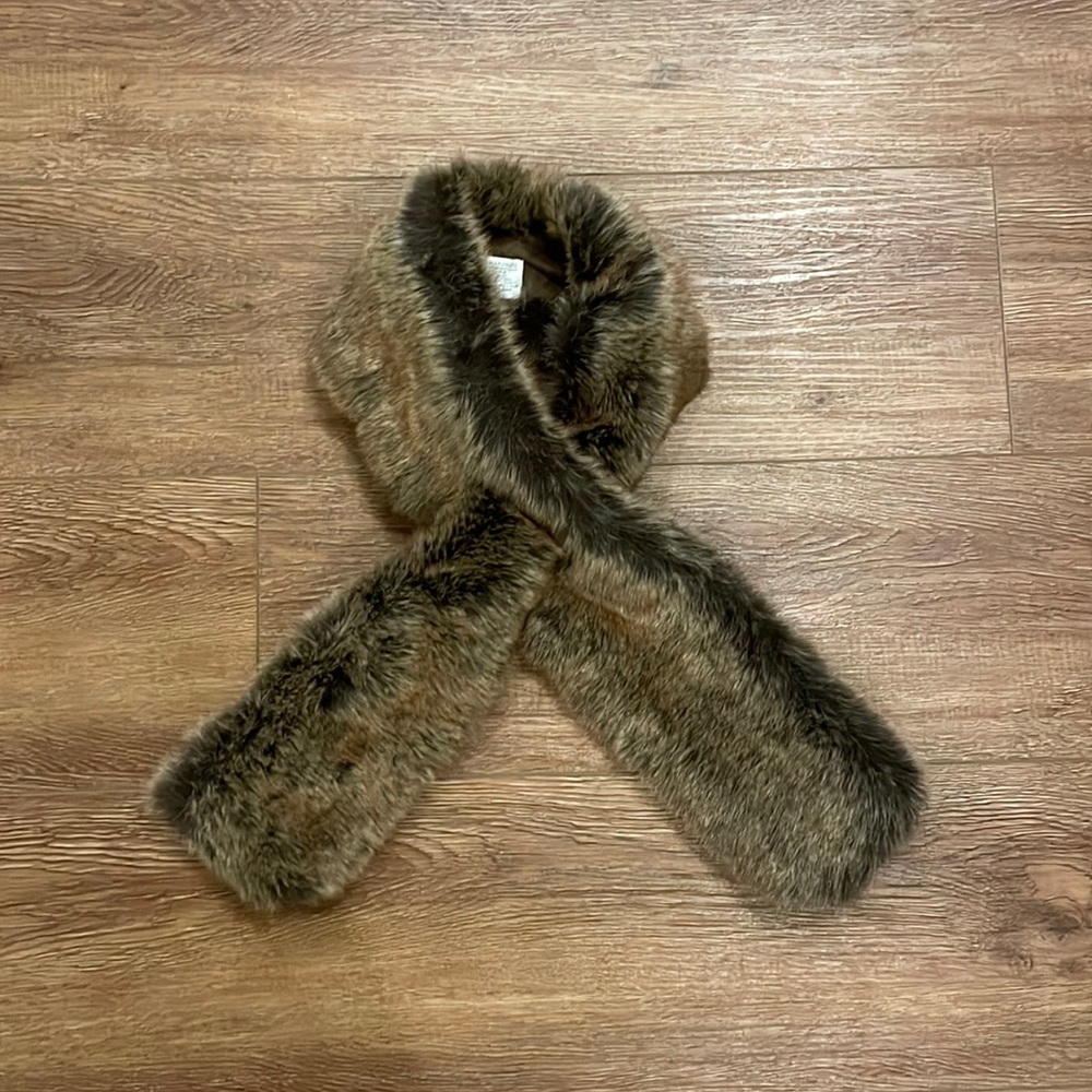 Restoration Hardware Feux Fur Scarf